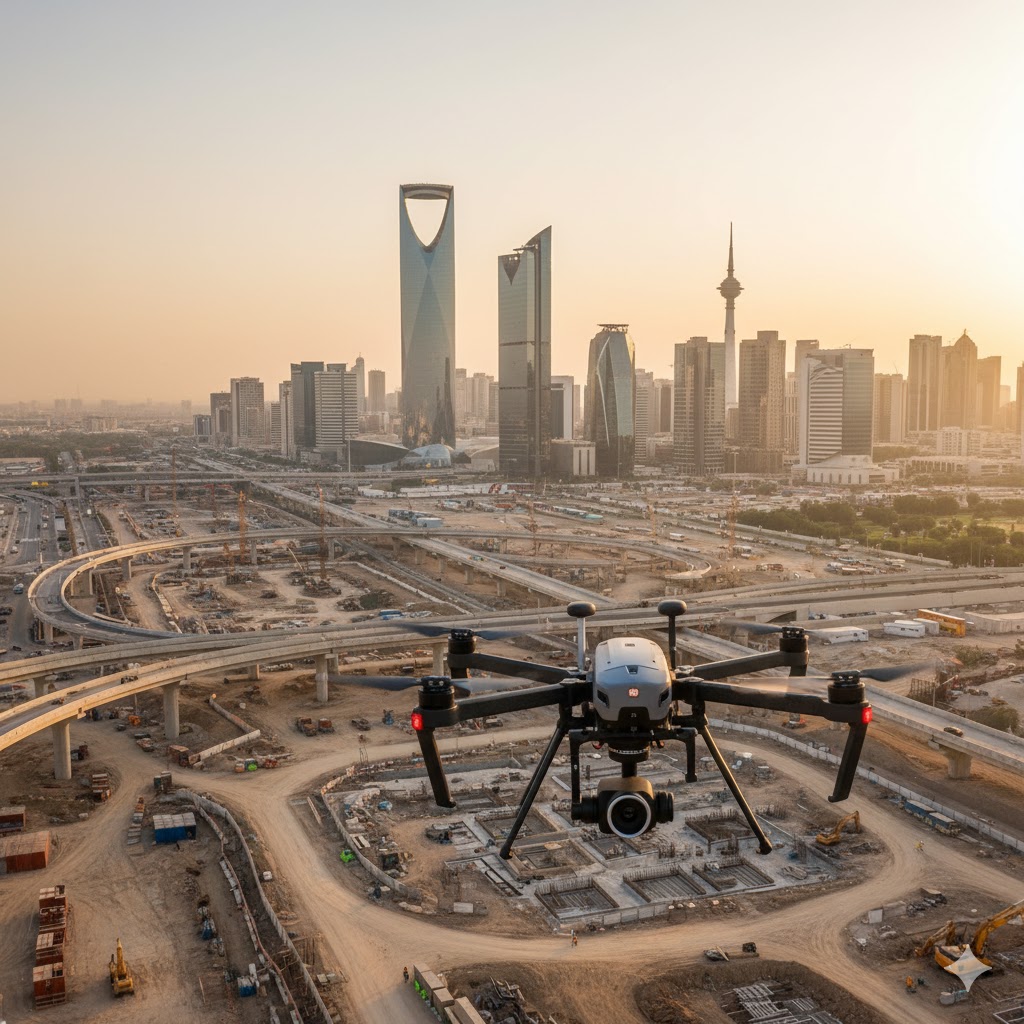 ثورة الدقة: المميزات الشاملة لـ الرفع المساحي باستخدام الدرون في الرياض 1 الرفع المساحي باستخدام الدرون في الرياض