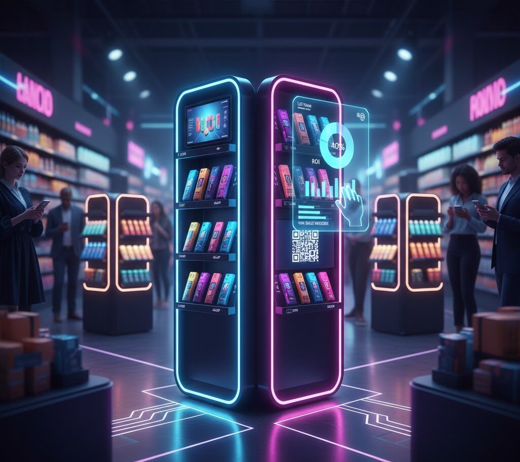 ستاندات عرض منتجات, وسائط وأكثر للتسويق الإلكتروني